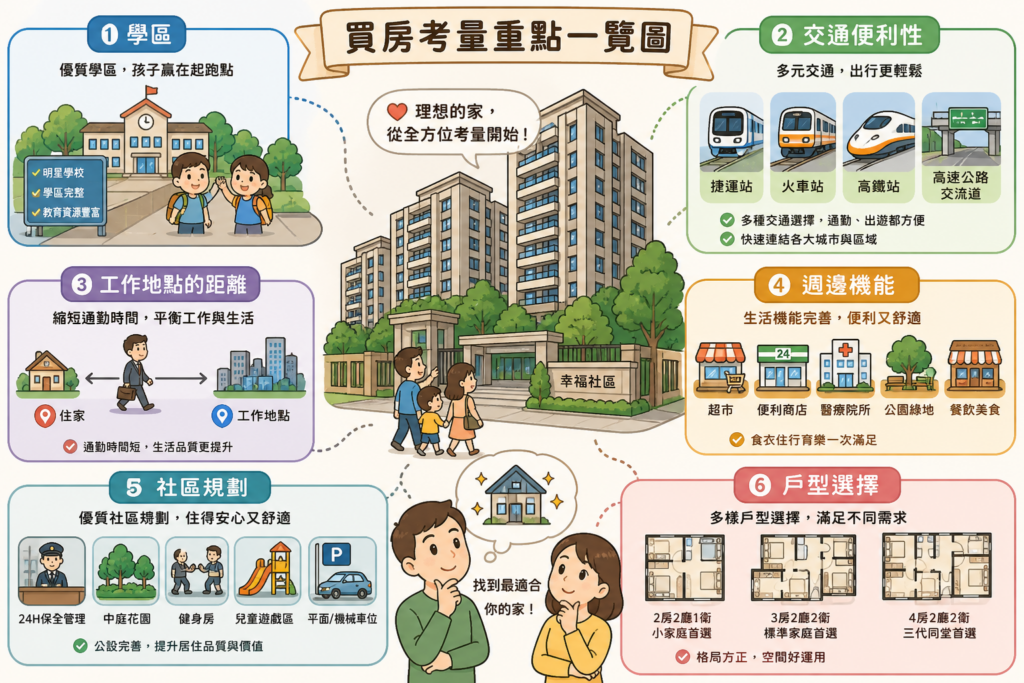 買房購屋考量